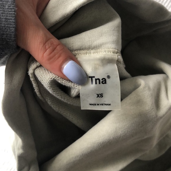 Tna green cotton leggings xs - Picture 2 of 2